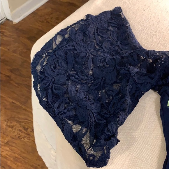 Navy XL Bell Sleeved Dress - Picture 8 of 10